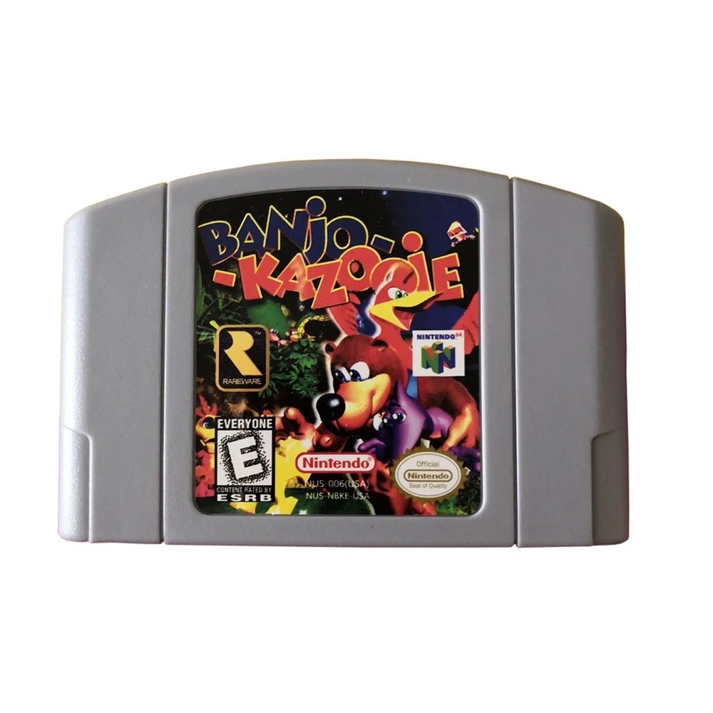 Nintendo 64 Gray Banjo-Kazooie Cartridge